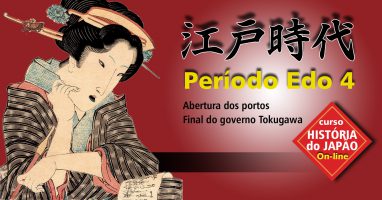 História do Japão - Período Edo - Abertura dos portos e final do governo Tokugawa